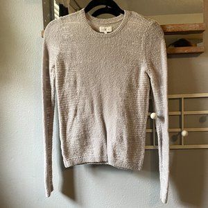Lou & Grey XS Textured Splice Sweater GUC